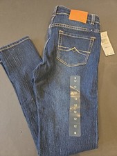 LUCKY BRAND Girls Blue Denim Zoe Skinny Slim Fit Jeans Size 12 NWT D-43