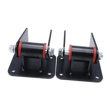 Universal LS Engine Motor Mounts Conversion Swap Fits for Chevy LS Black