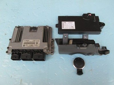 2010 MINI COOPER R56 1.6L A/T ENGINE COMPUTER MODULE ECM DME CAS KEY SET 7601759