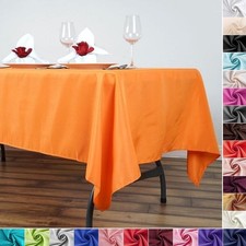 12 pcs Wholesale Lot 60x102" RECTANGLE POLYESTER TABLECLOTHS Wedding Decorations