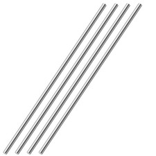 Edelstahl Rundstäbe 5mm x 300mm, Edelstahlstangen, Modellbau, Metall, Stab