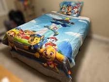 PAW Patrol Kids Comforter and Pillowcase, 2-Piece Set, Twin/Full, Reversible