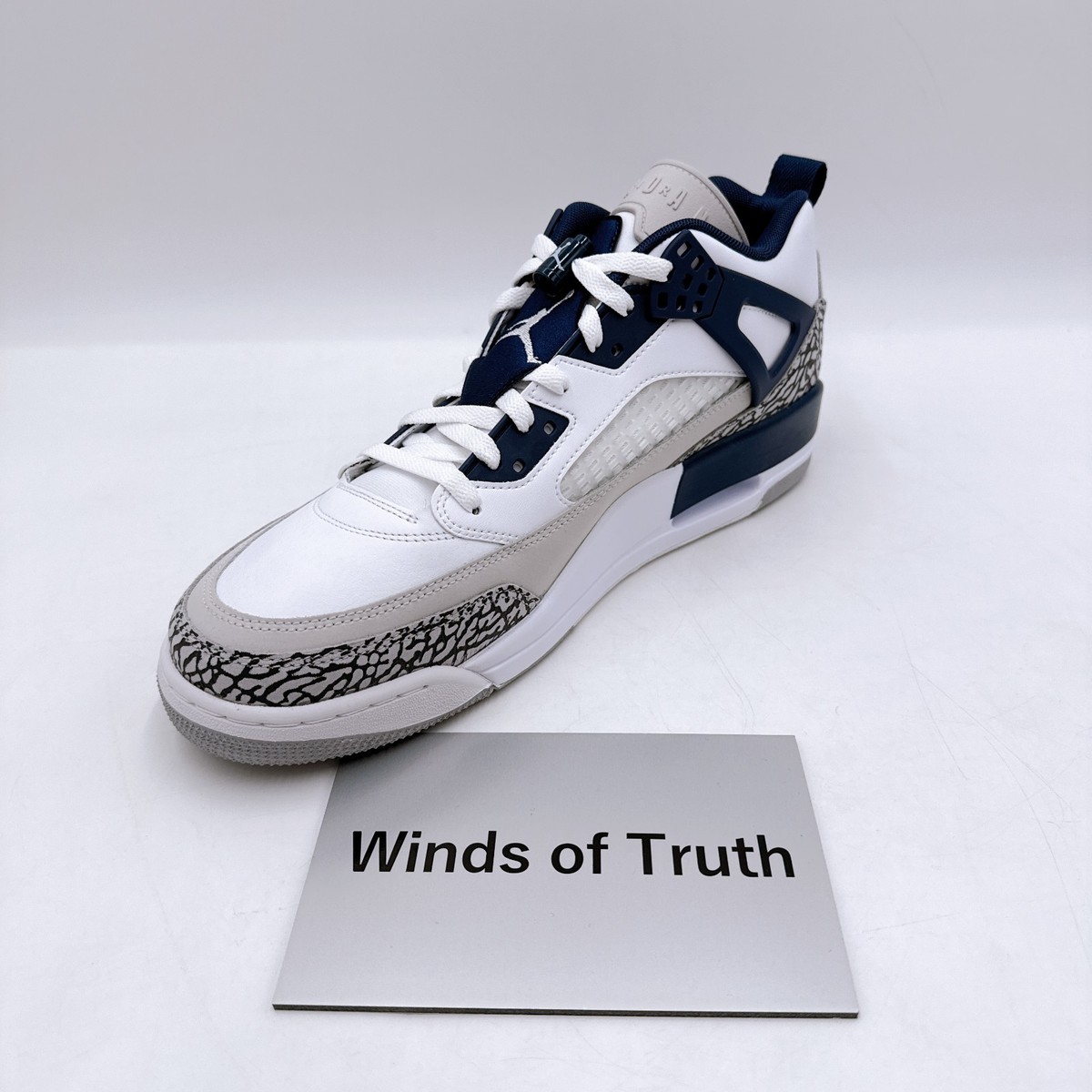 Nike Jordan Spizike Low FQ1759-140 White Midnight Navy Cement Grey 