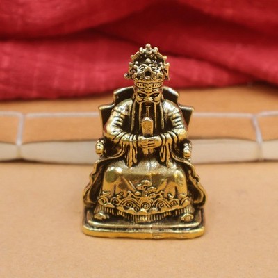Gott des Reichtums Figur Cai Shen Statue Messing Kreative dekorative Verzierung