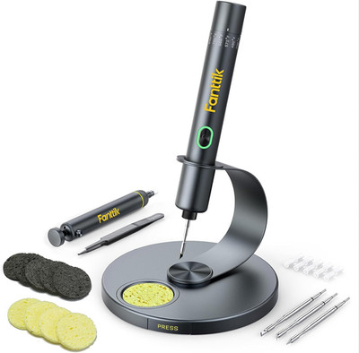 T1 Max Soldering Iron Kit, Cordless Soldering Iron, 7 Seconds Fast Heating(390°F