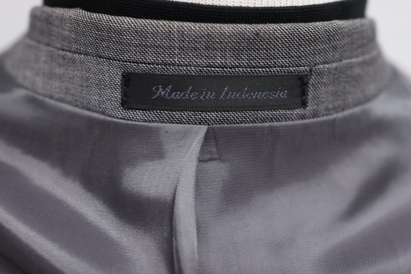 CHAPS mens solid gray 100% WOOL two button sport … - image 14