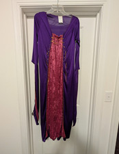Girls Renaissance Dress Costume Purple/Pink w/ Headpiece S/M