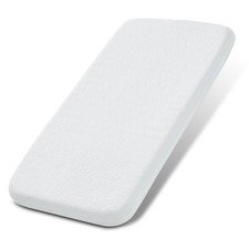 Baby Bassinet Mattress Pad, 33" x 20" Dual Sided Comfort Gel Memory Foam Matt...