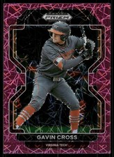 2022 Panini Prizm Draft Picks Gavin Cross Neon Pink Velocity