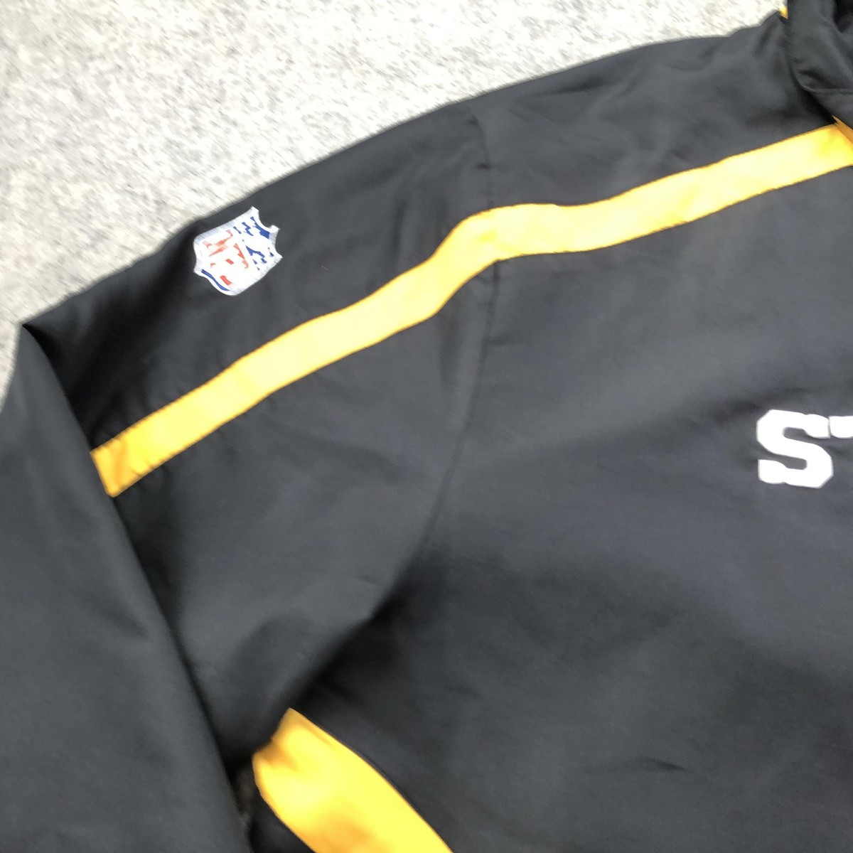 Pittsburgh Steelers Jacket Mens 2XL Black NFL Football Reebok On