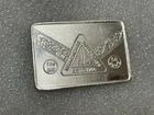 Rare! Narrondass Manordass India 50 Grams .999 Fine Silver Bar