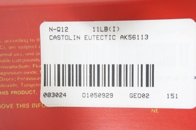 Castolin Eutectic AK56113 Xhd 2222 Electrode 3/32in 14in 11lb | eBay