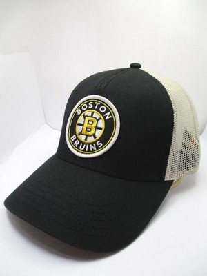 BOSTON BRUINS Patch Cap / Hat American Needle Vintage Hockey Mesh Snapback NHL