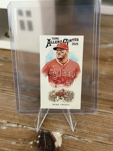 2025 ALLEN & GINTER Mike Trout 1889 #N222-15 MINI Baseball Card Angels SP