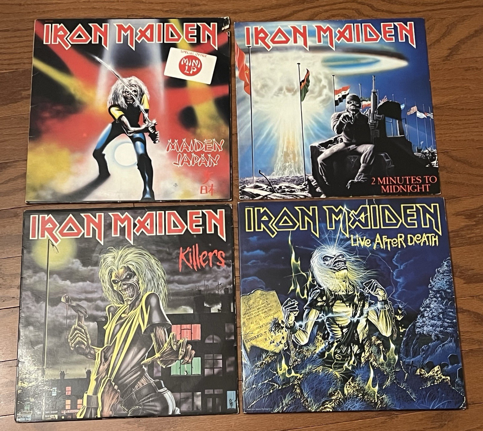 Iron Maiden Original Album Lot X 4!!!