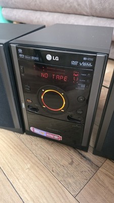 LG HiFi System XD63 60W RMS,  DVD-Video, CD, MP3, USB, RADIO, Tape, Karaoke 