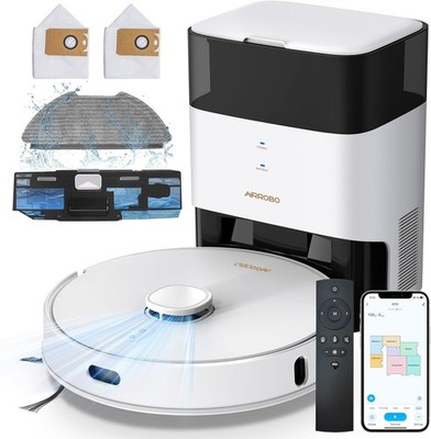 NEU AIRROBO Saugroboter mit Wischfunktion   Absaugstation, LiDAR, App