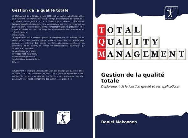 Daniel Mekonnen | Gestion De La Qualité Totale | Taschenbuch | FranzöSisch-image