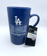 MLB Baseball Los Angeles LA Dodgers Mug 20oz Dodgers Blue Speckle Office Cup B85