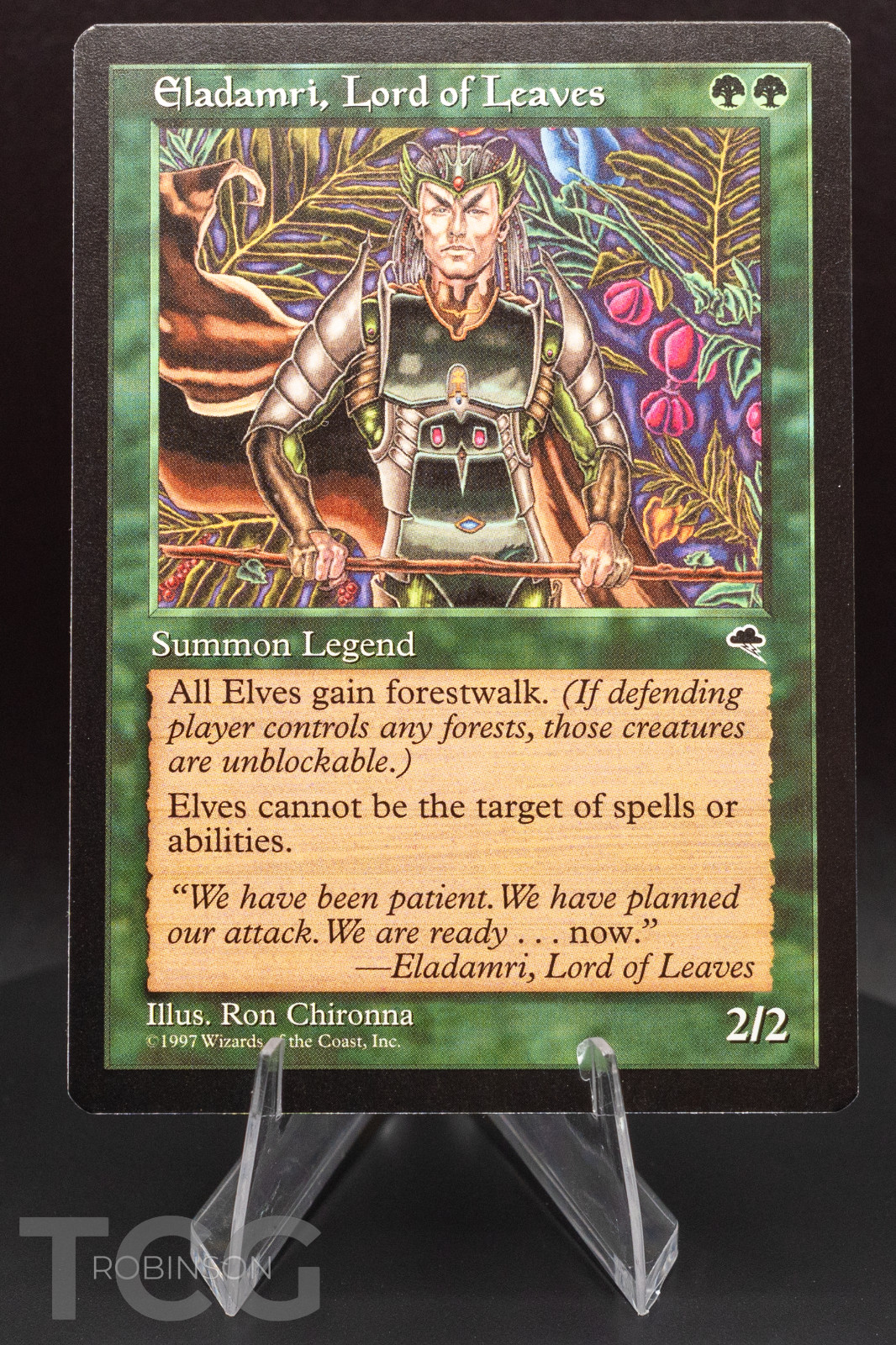 Eladamri, Lord of Leaves: 1997 Magic the Gathering - Tempest Regular