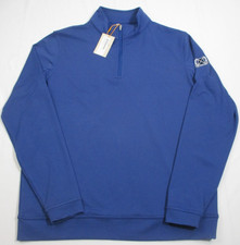 Peter Millar Crown Sport Perth Cross-Hatch Performance Quarter-Zip Pullover NWT