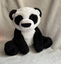 Melissa Doug Panda Bear Plush Stuffed Animal Sitting Black White ADORABLE
