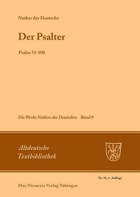 Notker Der Deutsche Der Psalter (Taschenbuch) (US IMPORT)