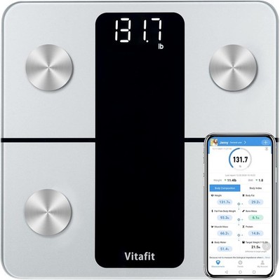 Smart Bathroom Scale Body Weight, High Accuracy Assured by Weight