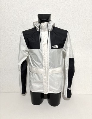 The North Face Jacke Herren Große S Weiß / Schwarz Regenjacke Sehr guter Zustand