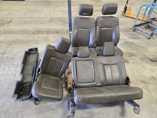 2011-2016 Ford F250 King Ranch Complete Seat Set Heatedcooled Leather