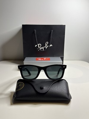 Ray-Ban Wayfarer RB2140 901A 50-22 Sonnenbrille - Schwarz/Grau Gr.50