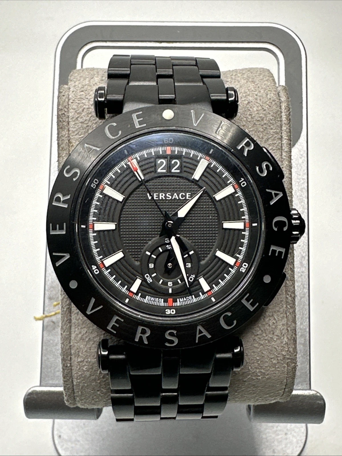 Orologio da polso Versace V Race tachimetro con bracciale VAH121608170622