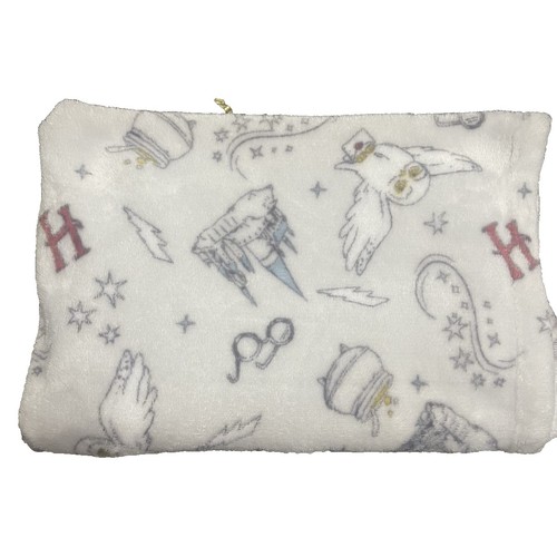 Harry Potter Baby Blanket Fleece Magical Moments Owl Castle Gray Red Security