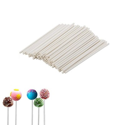 Cake Pop Stiele,100 Stück Lolli Cakepop Stiele Papierstäbchen LollipopStiele ...