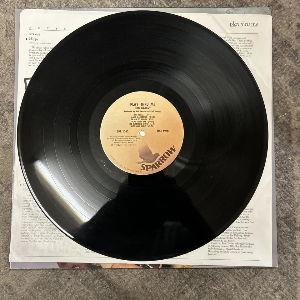 Phil Keaggy-Play Thru Me LP (Glass Harp) - Image 4 of 4