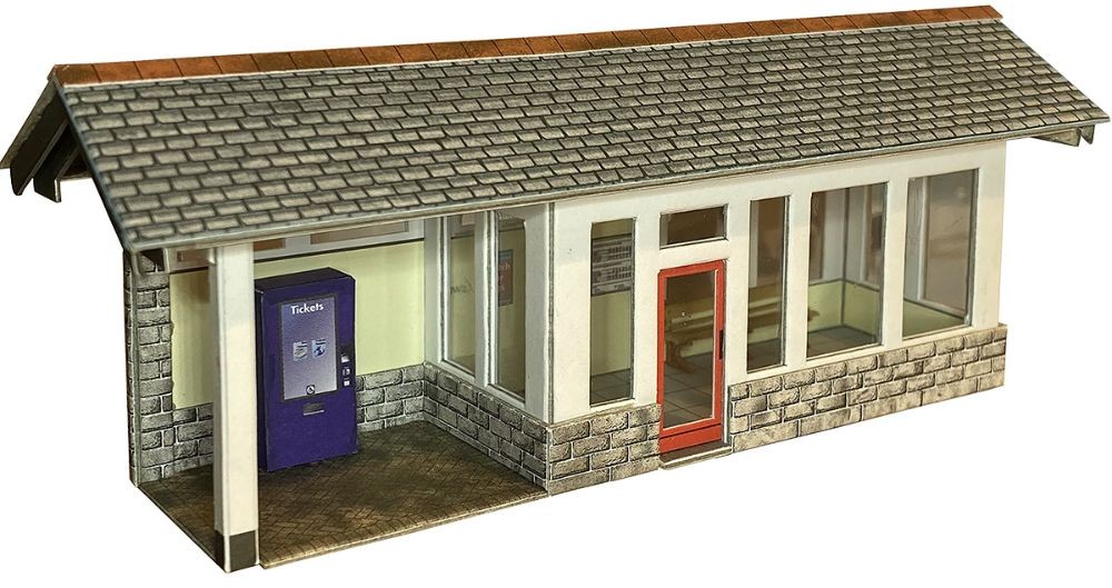 Metcalfe PN923 Modern Platform Shelter N Gauge Card Kit