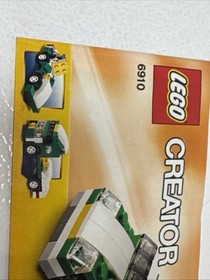 LEGO CREATOR 6910 3 IN 1 GREEN MINI SPORTS CAR INSTRUCTION BOOKLET MANUAL ONLY