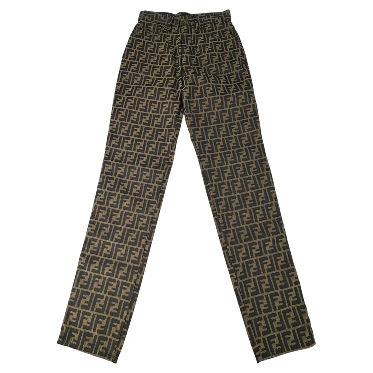 FENDI ヴィンテージ ダッフル ボア ズッカ柄 FENDI JEANS Fendi Women's Jeans for sale | eBay
