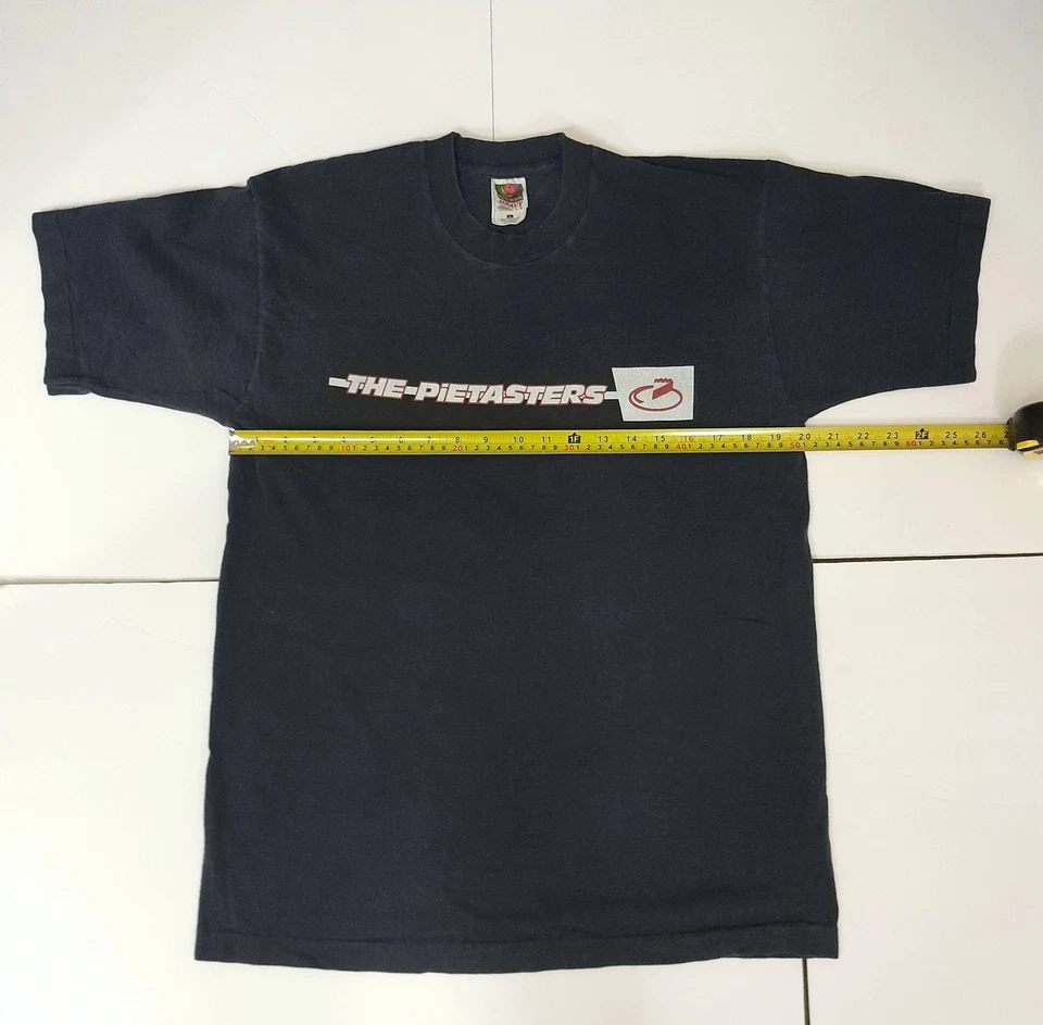Camiseta The Pietasters vintage de 2 caras/banda de punk rock/ska/azul oscuro desteñido L Foto 2 de 4