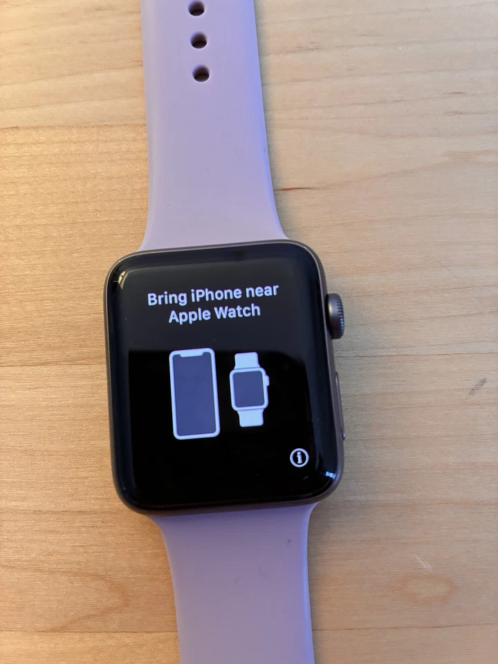 Apple Watch Series 2 (38mm) – Good Condition – Lilac Sport Band – Fully Function - Image 3 of 4