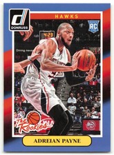 2014-15 Donruss The Rookies Adreian Payne RC Atlanta Hawks #26 Rookie