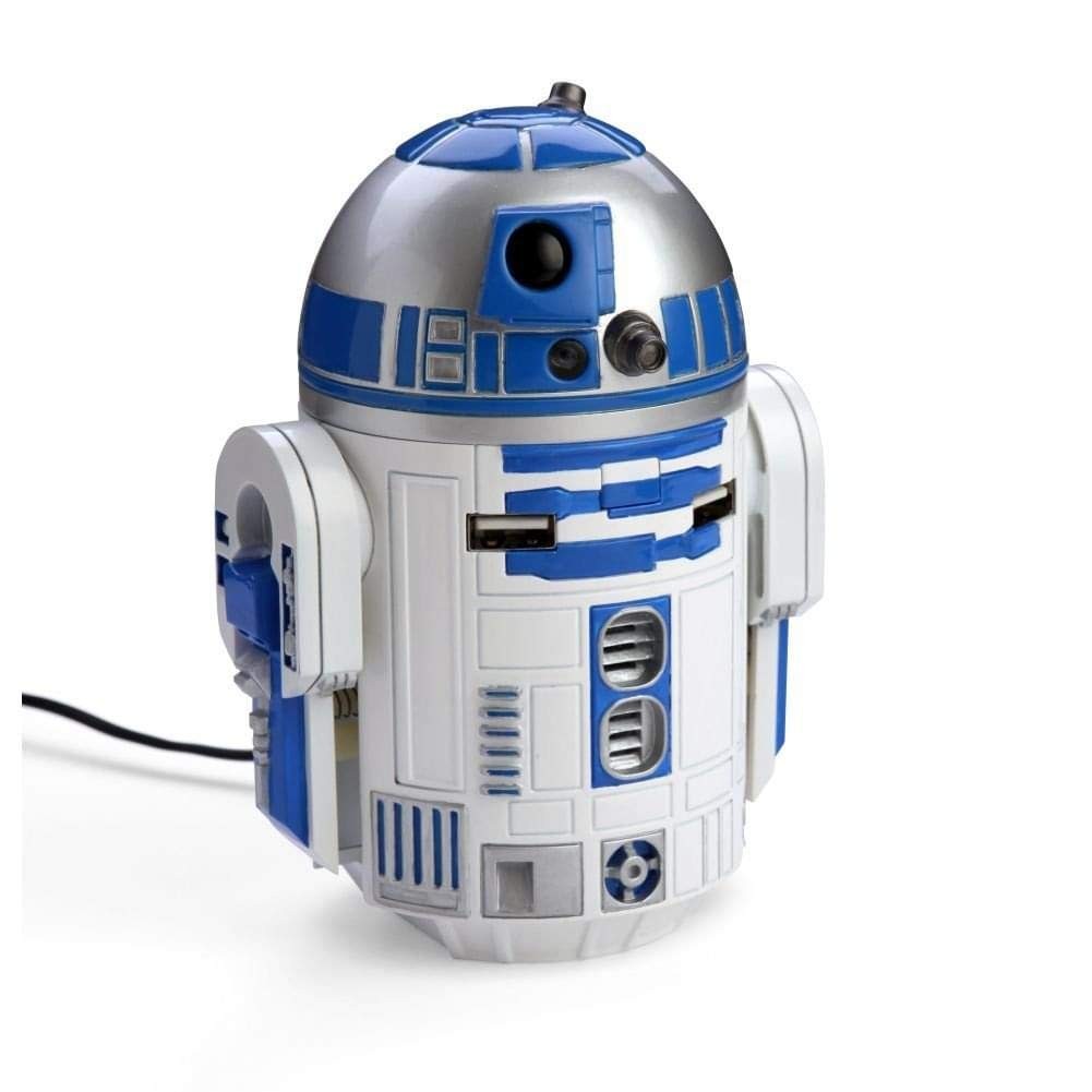 【253】スターウォーズ【完備品】　R2D2 USB カーチャージャー　➀ ThinkGeek Star Wars R2-D2 Car Charger - White/Blue for sale online