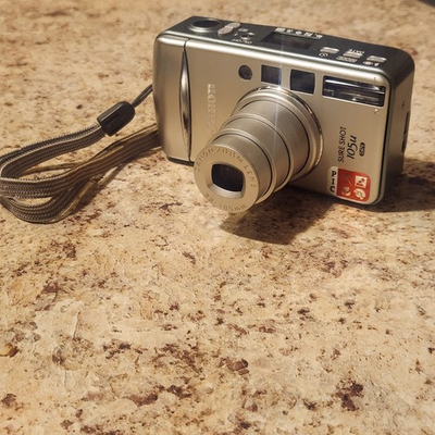 #ad #ad MINT Canon Sure Shot 105u Point amp; Shoot 35mm Film Camera WORKS FILM TESTED $74.99