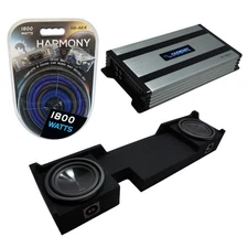 Fits 04-08 Ford F-150 Super Crew Alpine SWT-10S4 Dual 10 Sub Box & HA-A800.1 Amp