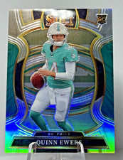 2025 Panini Select Quinn Ewers RC Silver Prizm Concourse #82 Miami Dolphins