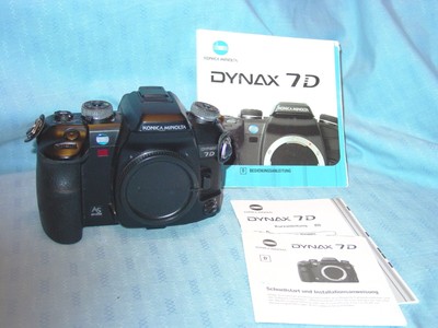 KONICA MINOLTA DYNAX 7 D Digital Kamera FEHLER !!!