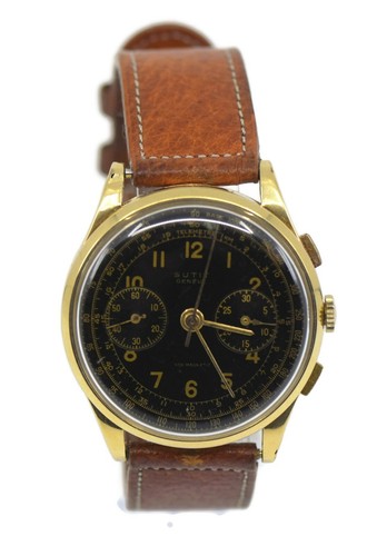 Titus Cronografo Vintage Orologio d'oro giallo 18K | eBay