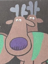 LPG Greetings Kerstin Brothers Studio Christmas Stationery Set Reindeer Vintage