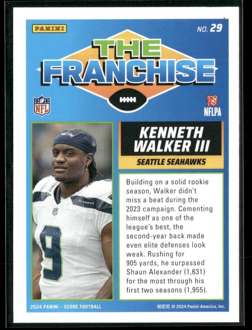 2024 Score #29 Kenneth Walker III The Franchise | eBay