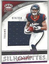 WILL FULLER RC 2016 Crown Royale Rookie Silhouettes Jersey Texans 74/250